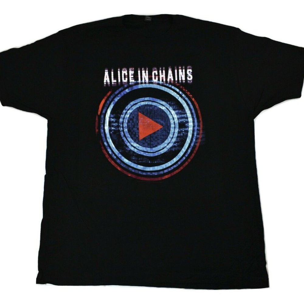Alice In Chains Played Here Tour Shirt With Cities